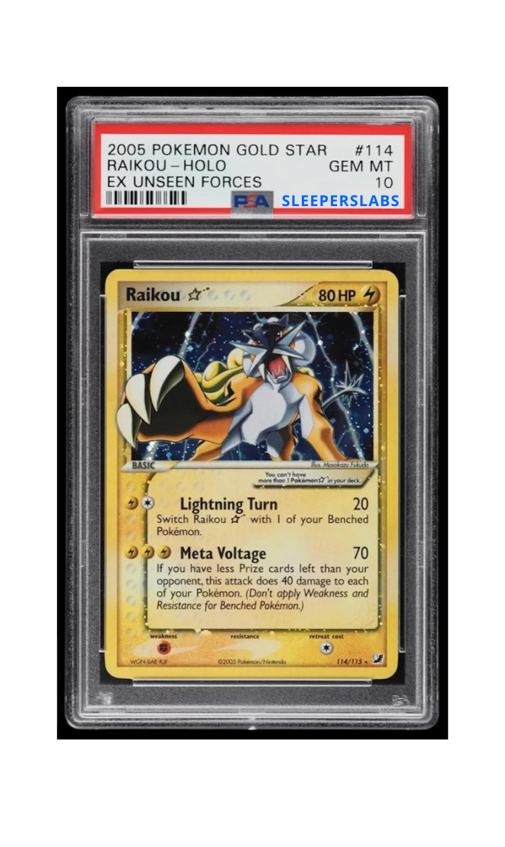 (EN) 2005 Raikou Gold Star - PSA 10