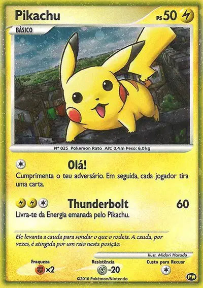 (PT) 2010 Portuguese Pikachu - PSA 10