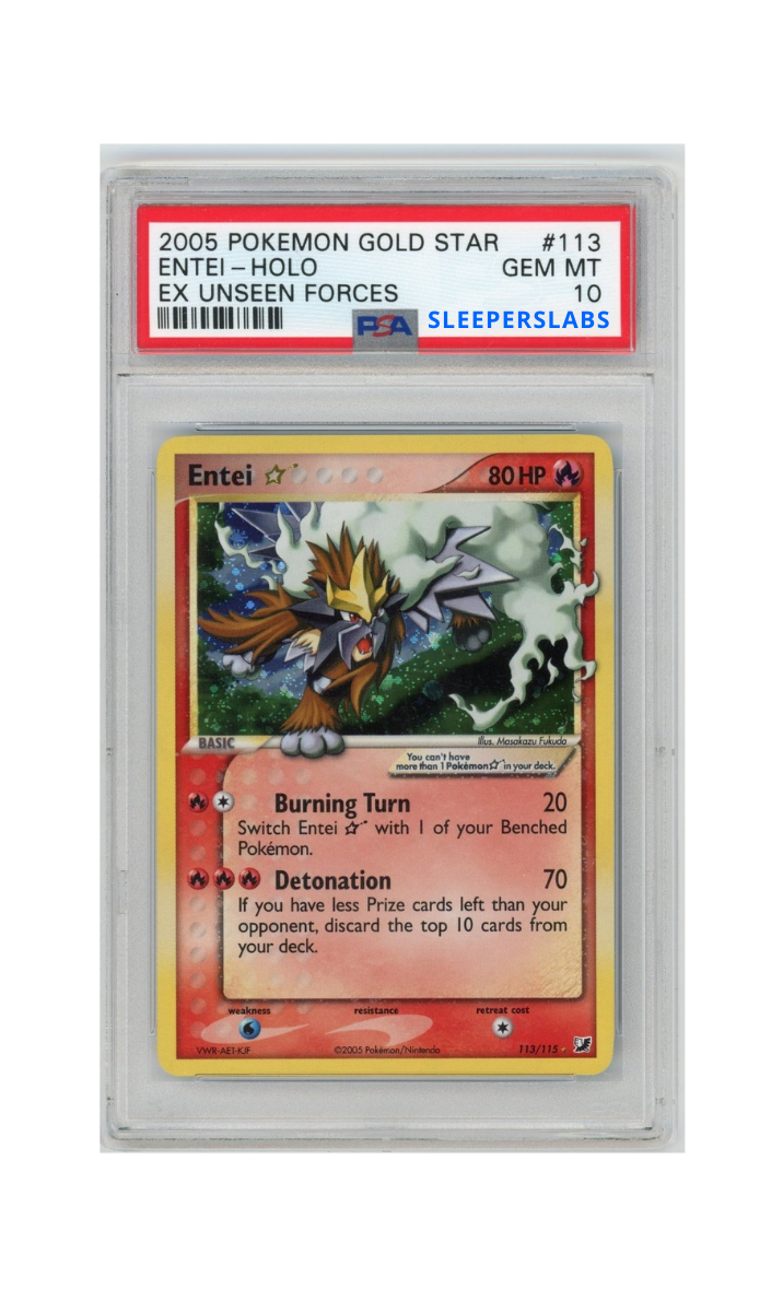 (EN) 2005 Entei Gold Star - PSA 10