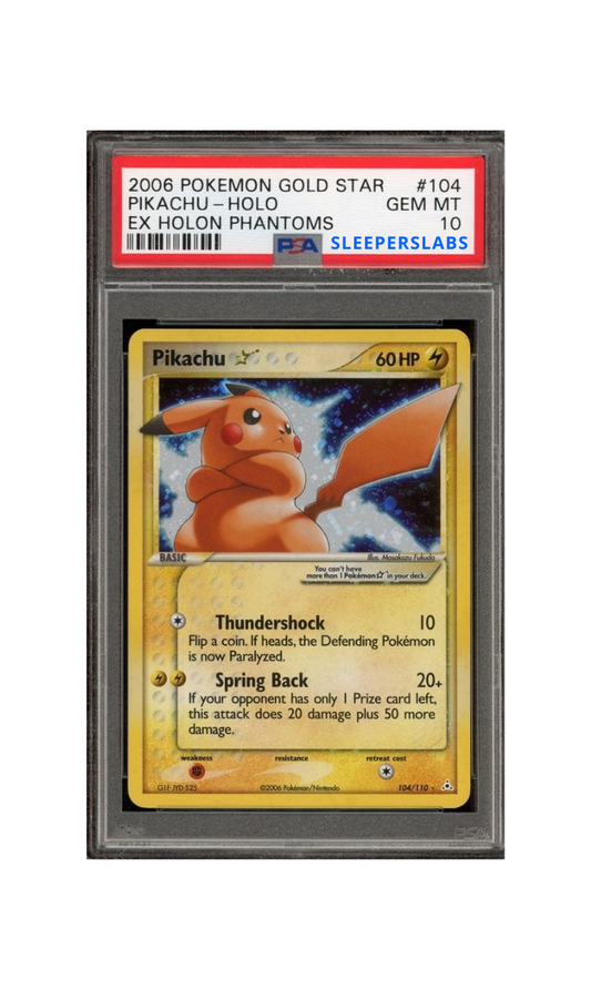 (EN) 2006 Gold Star Pikachu - PSA 10
