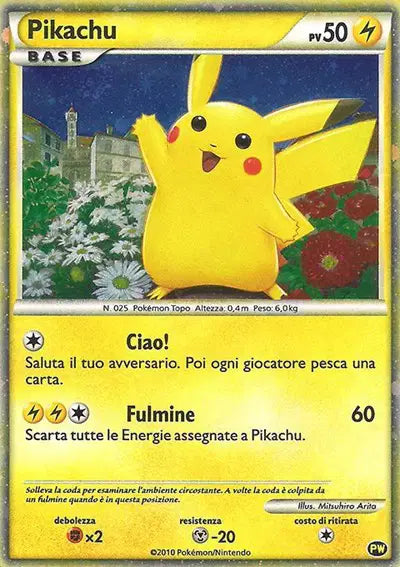 (IT) 2010 Italian Pikachu - PSA 10