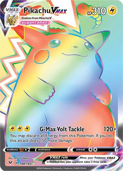 (EN) 2020 Rainbow Pikachu - PSA 10